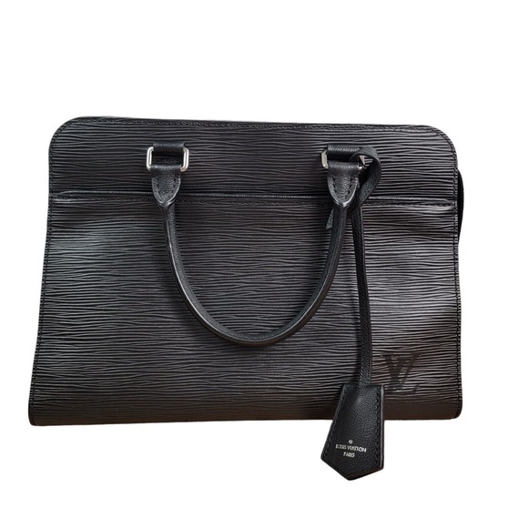 Louis Vuitton Epi Vaneau MM 2Way Black Business Bag Ladies Work Bag AR4146 - Picture 2 of 16